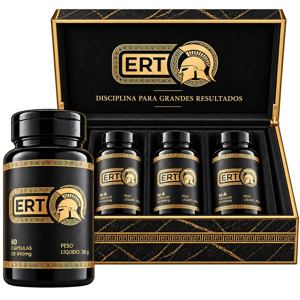 ERT: estojo e frasco
