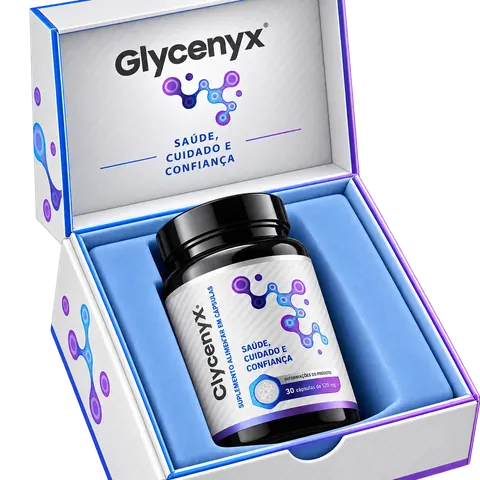 Glycenyx: detalhe do frasco