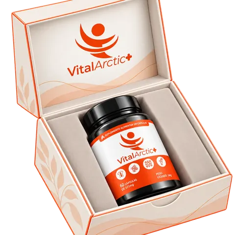VitalArctic+: detalhe do frasco